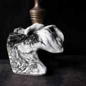  ˥ ɥå ݡ ֥1940-60's STUDIO DANIELLE Dog Porcelain Brooch 