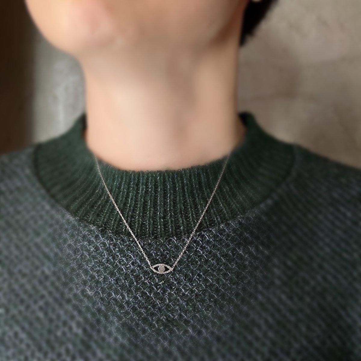 momocreatura Eye Necklace Silverʥ⥯ꥢ ͥå쥹 С