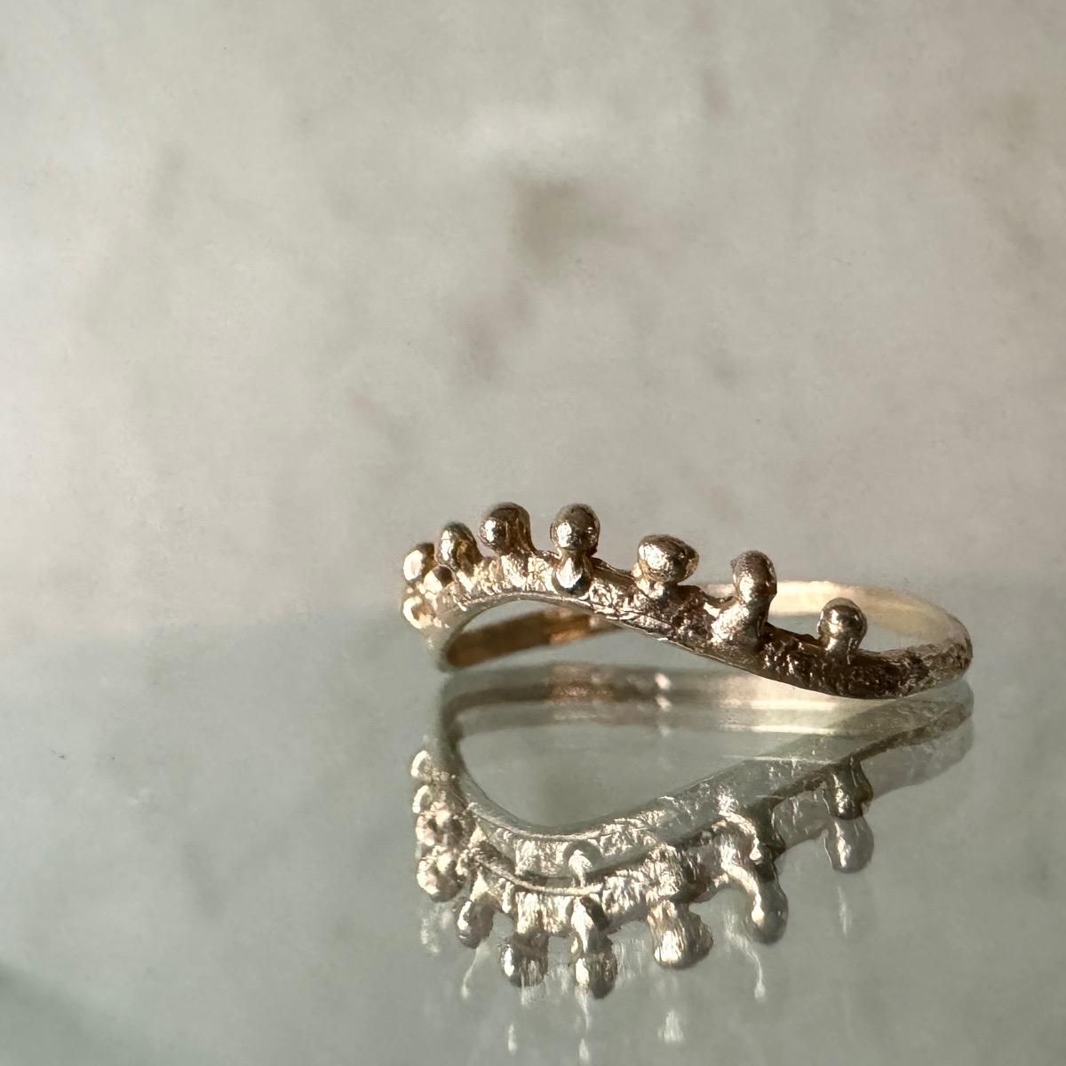momocreatura  Dotted Crown Ring 9KYGʥ⥯ꥢ ɥåȥ饦 9KYG