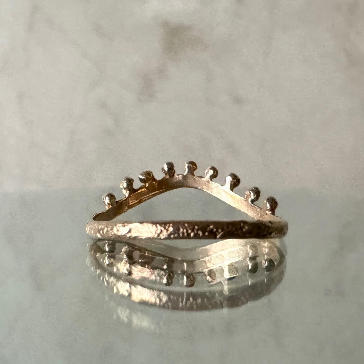 momocreatura  Dotted Crown Ring 9KYGʥ⥯ꥢ ɥåȥ饦 9KYG