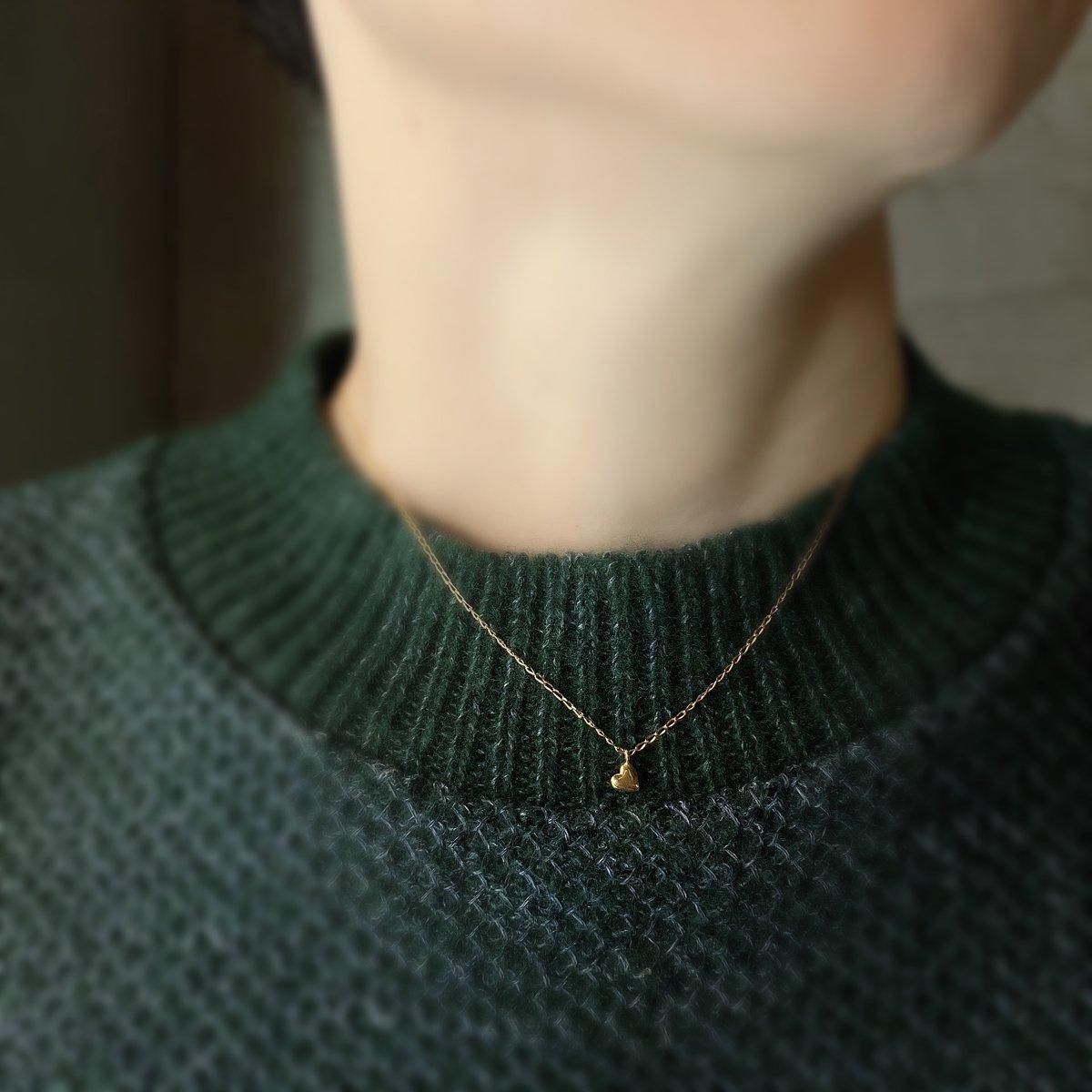 momocreatura Tiny Heart Necklace Gold ʥ⥯ꥢ ʥϡȤΥͥå쥹 ɡ