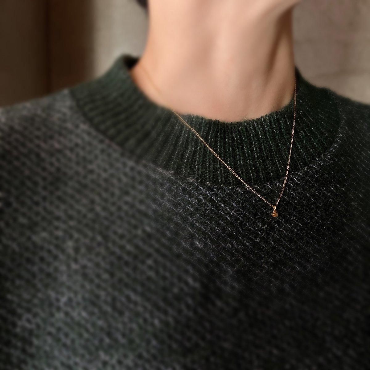 momocreatura Tiny Heart Necklace Gold ʥ⥯ꥢ ʥϡȤΥͥå쥹 ɡ