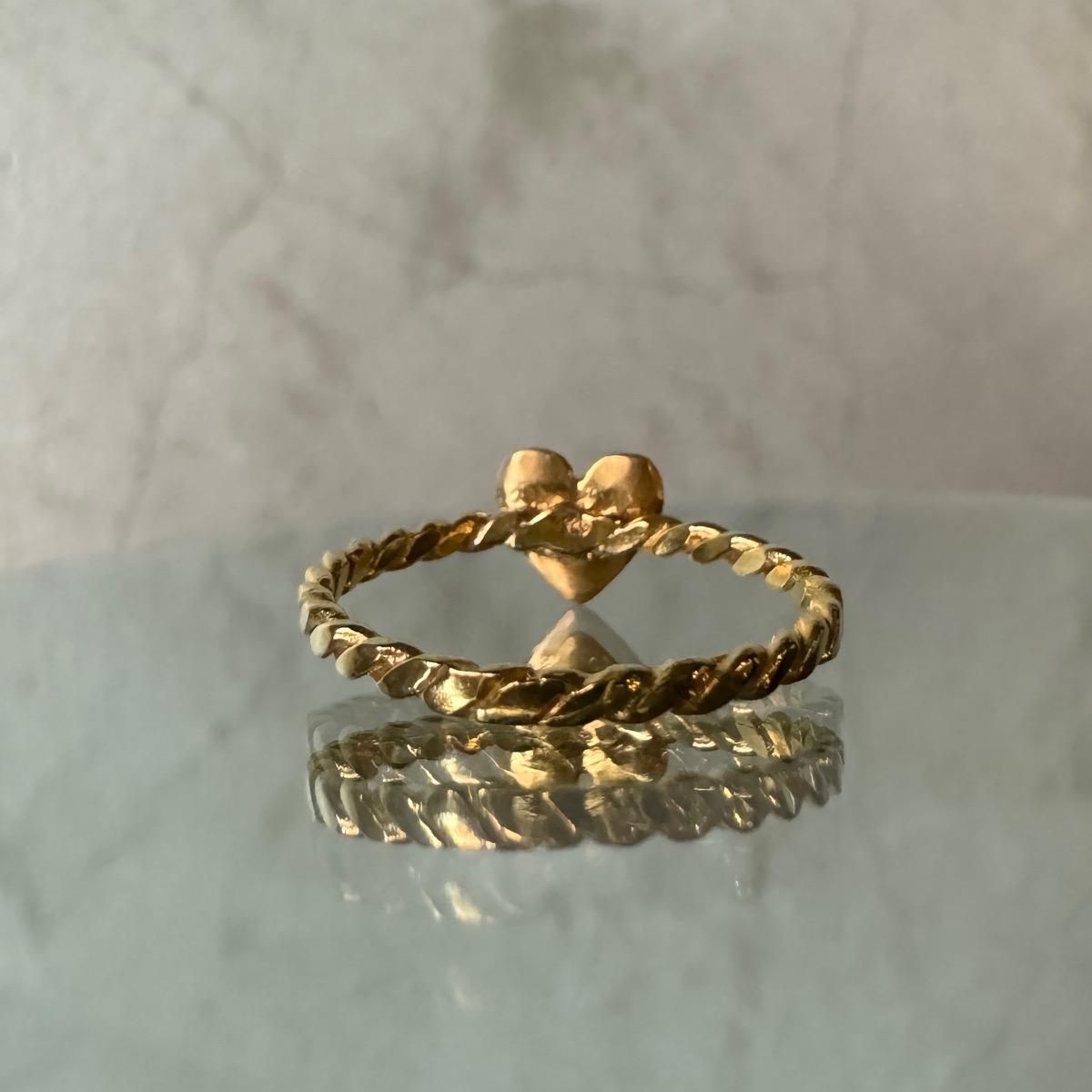 momocreatura Heart Ring Matt Gold  Emeraldʥ⥯ꥢ ϡ  ޥåȥɡߥɡ