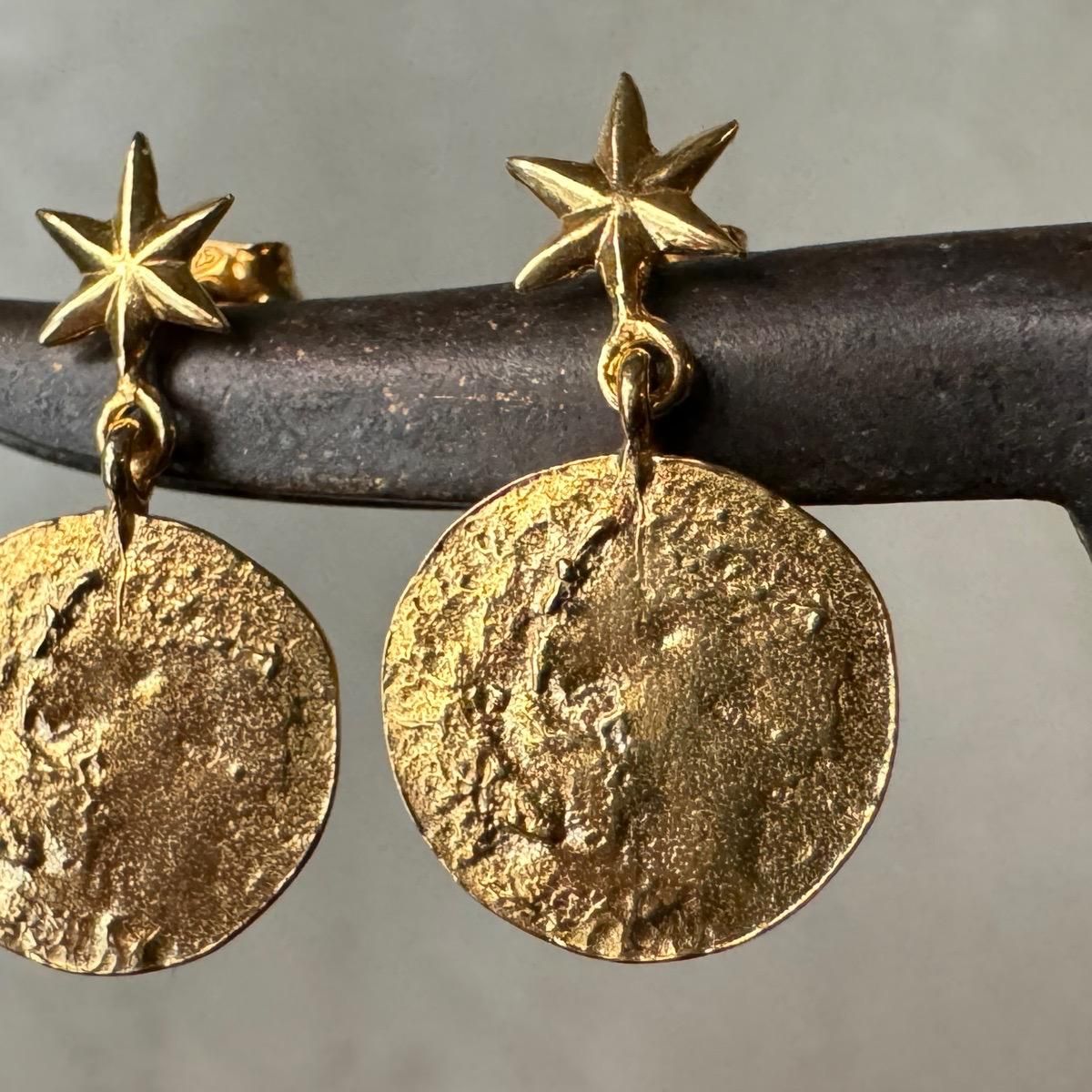 momocreatura Star & Moon Earrings Goldʥ⥯ꥢ  ࡼ ԥ ɡ