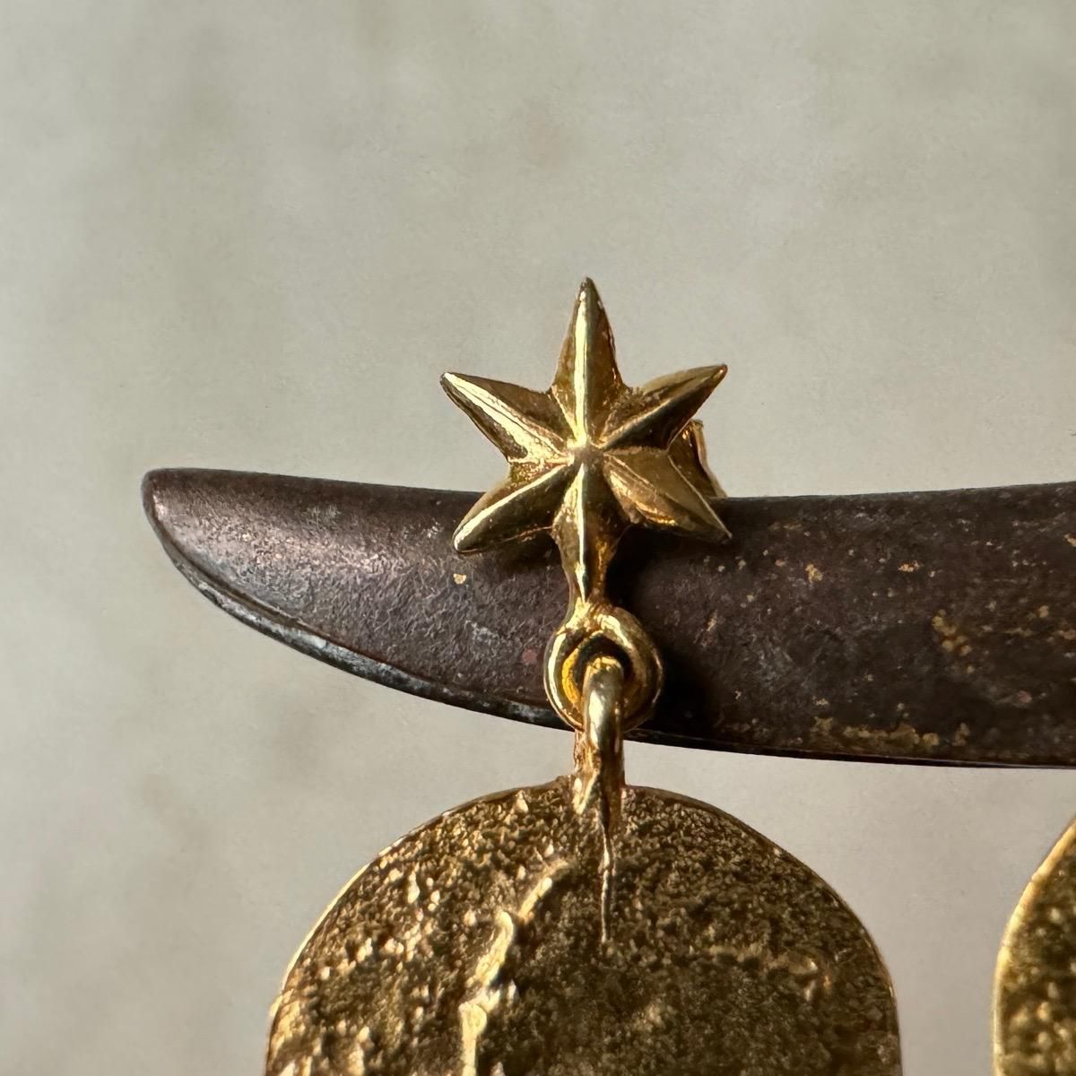 momocreatura Star & Moon Earrings Goldʥ⥯ꥢ  ࡼ ԥ ɡ