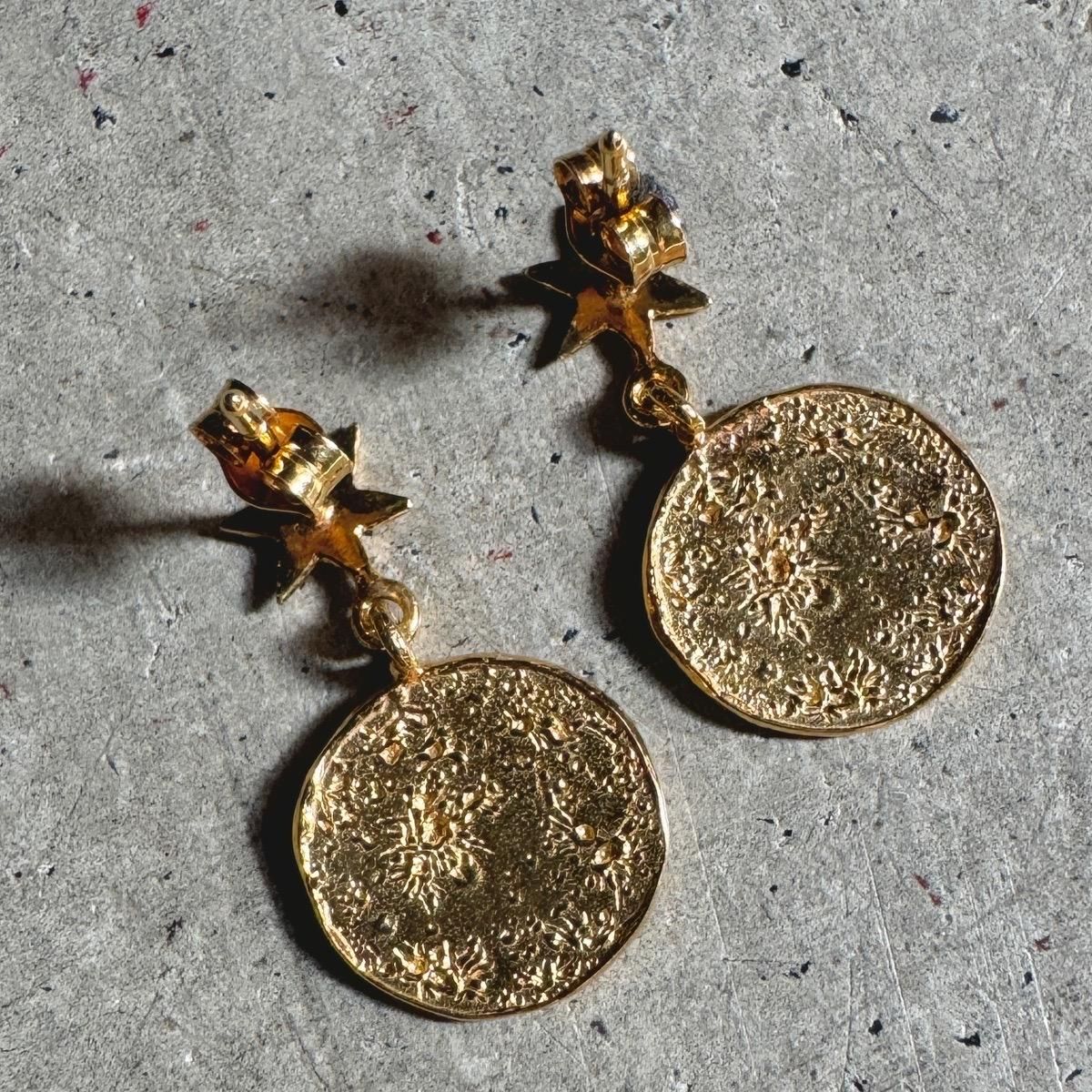 momocreatura Star & Moon Earrings Goldʥ⥯ꥢ  ࡼ ԥ ɡ