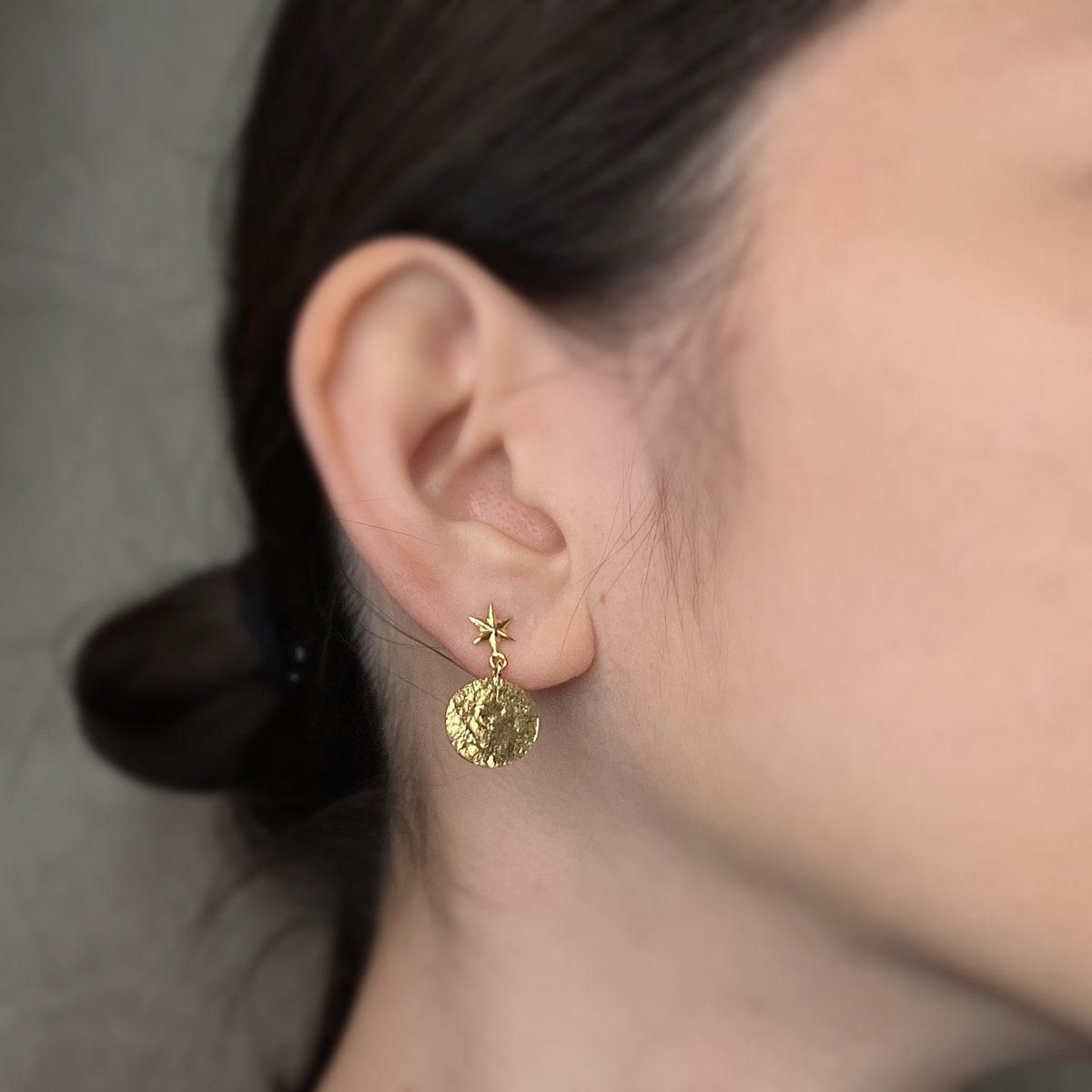 momocreatura Star & Moon Earrings Goldʥ⥯ꥢ  ࡼ ԥ ɡ
