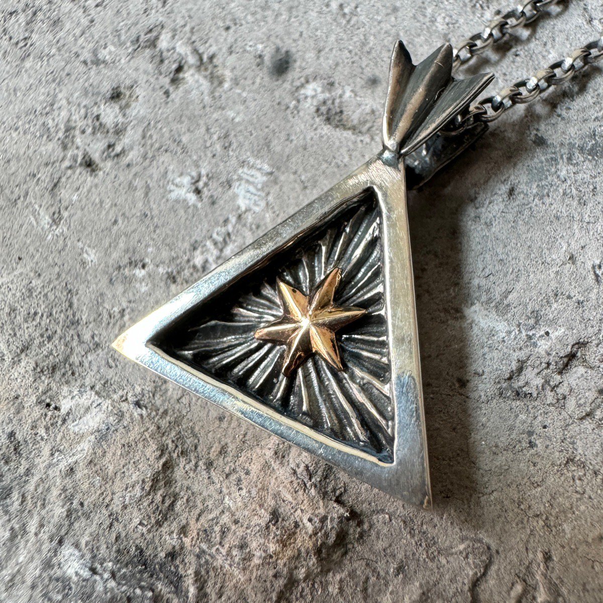 momocreatura Triangle Star Necklaceʥ⥯ꥢ ȥ饤󥰥륹 ͥå쥹 С9KYG