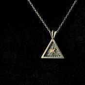 momocreatura Triangle Star Necklaceʥ⥯ꥢ ȥ饤󥰥륹 ͥå쥹 С9KYG