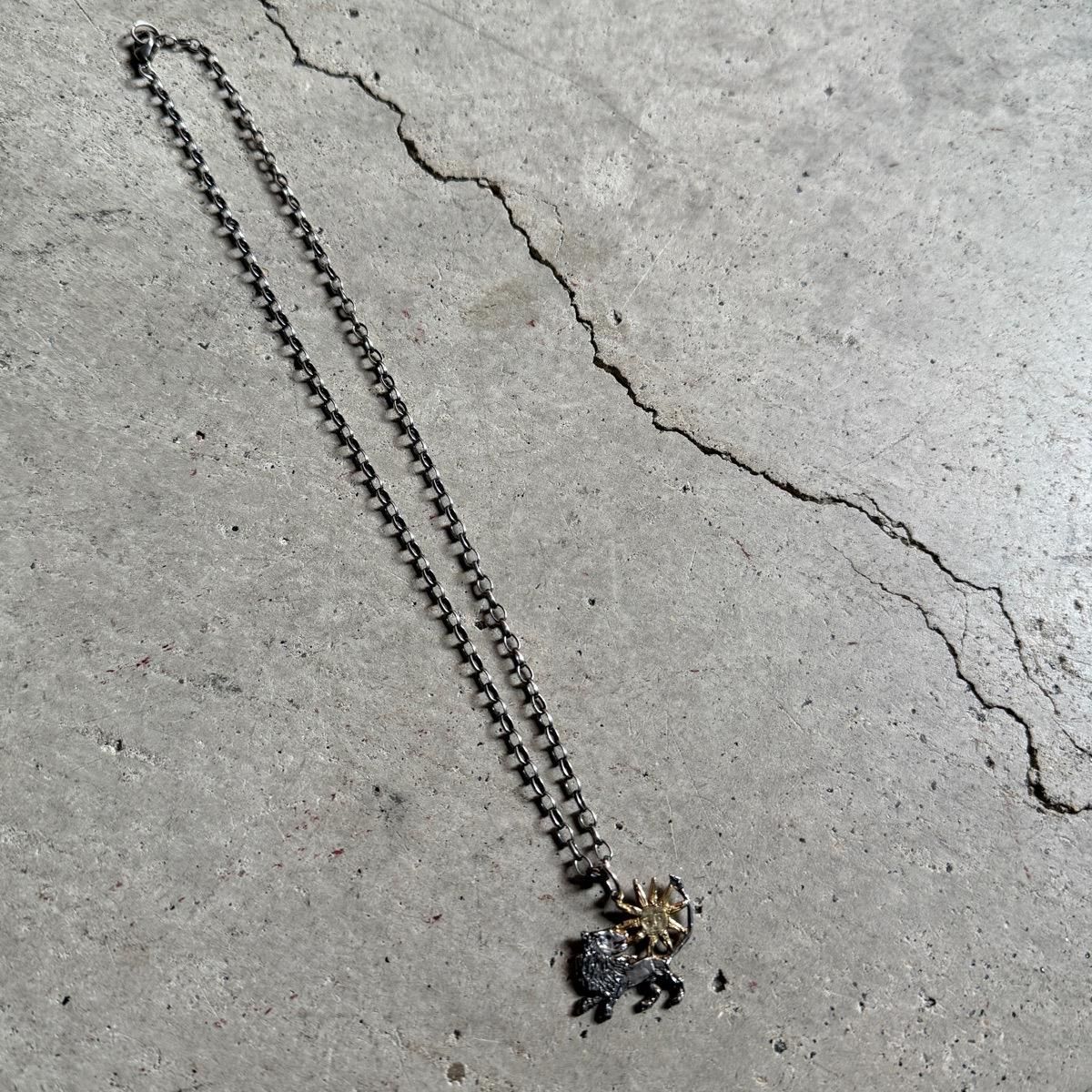 momocreatura medival Lion and Sun Necklaceʥ⥯ꥢ 饤 ͥå쥹 Сߥɡ