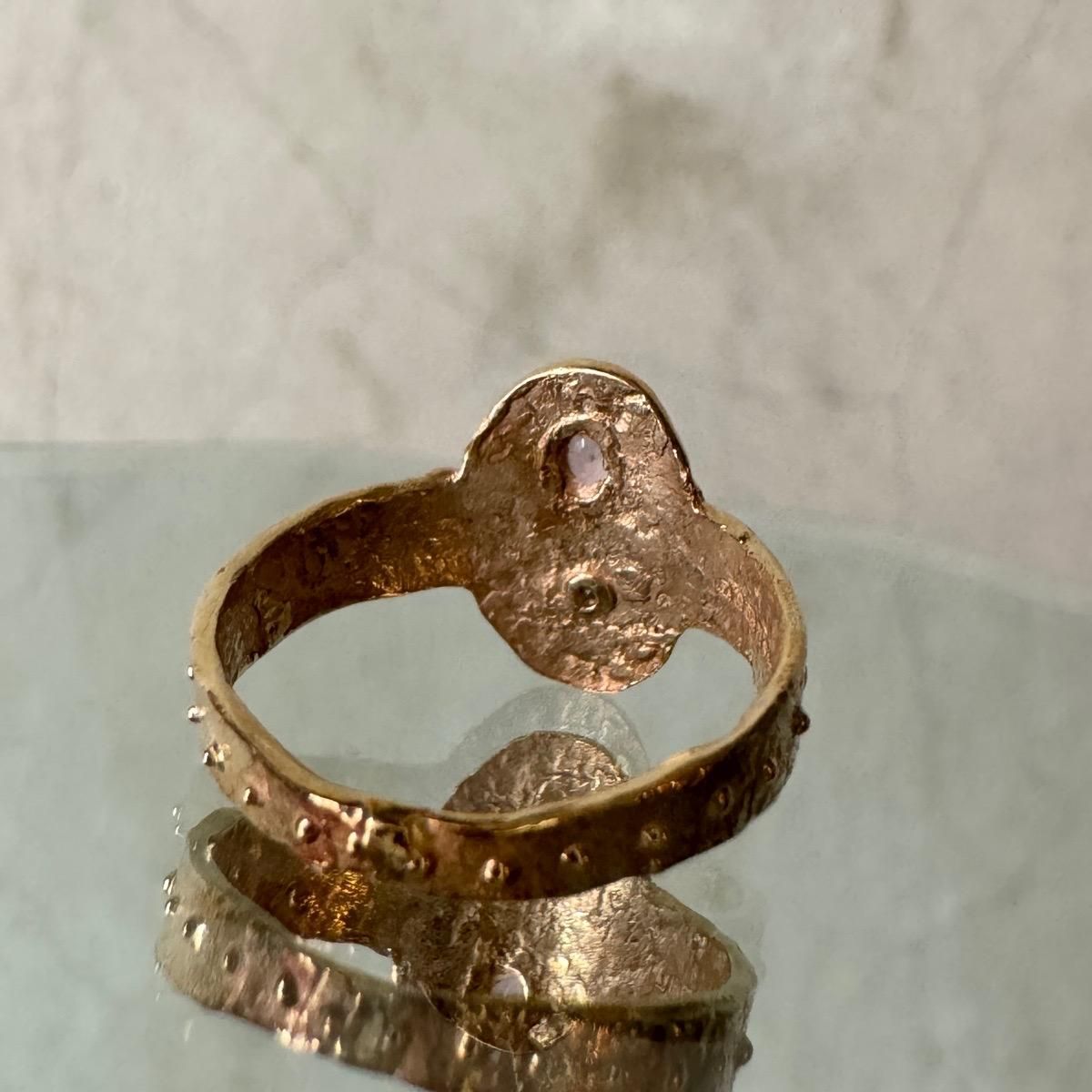 momocreatura Ring 9KYG Diamond Pink Sapphireʥ⥯ꥢ Хȥåץ 9KYG ԥ󥯥ե