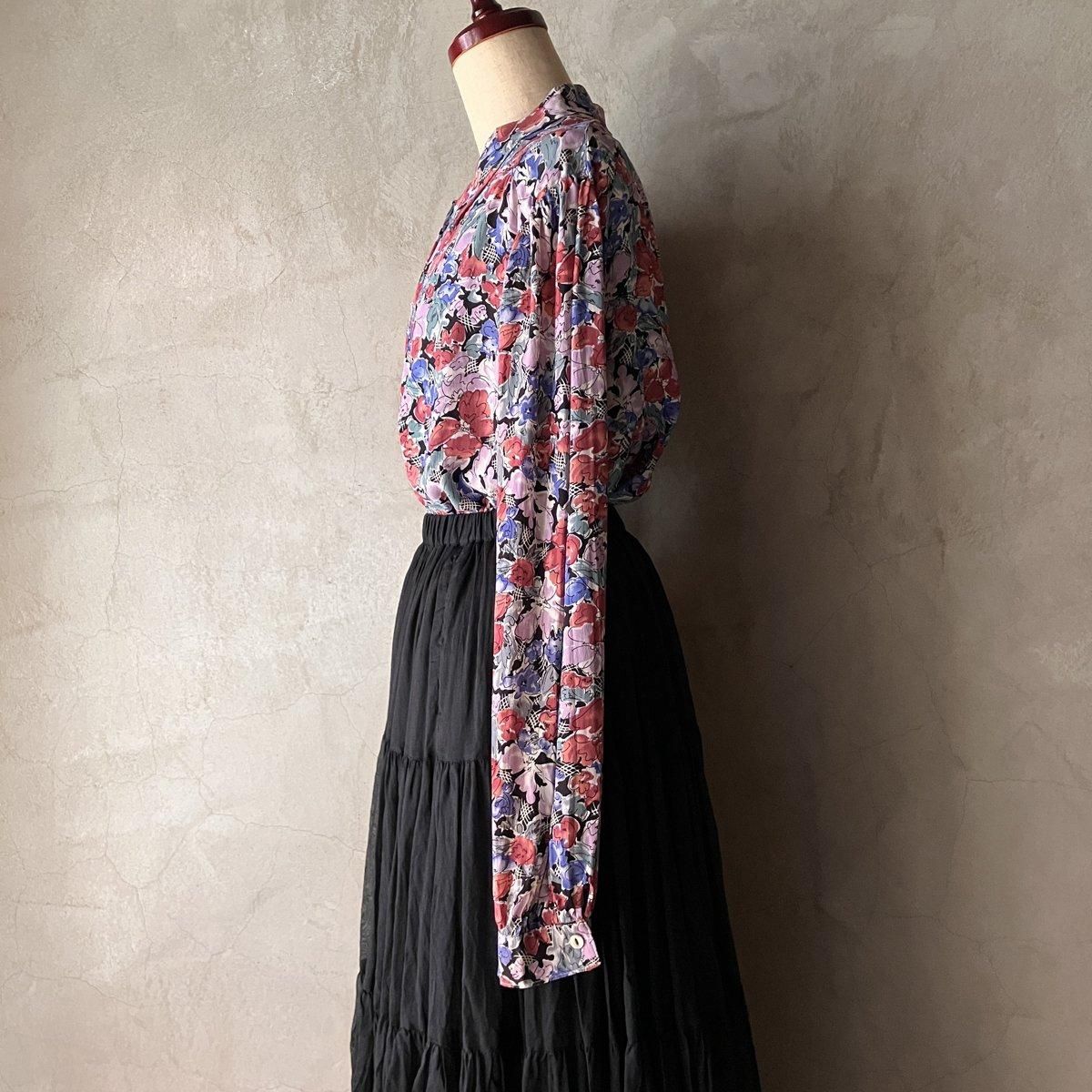 ơ ꥢ ץ ֥饦Vintage Italy Print Blouse