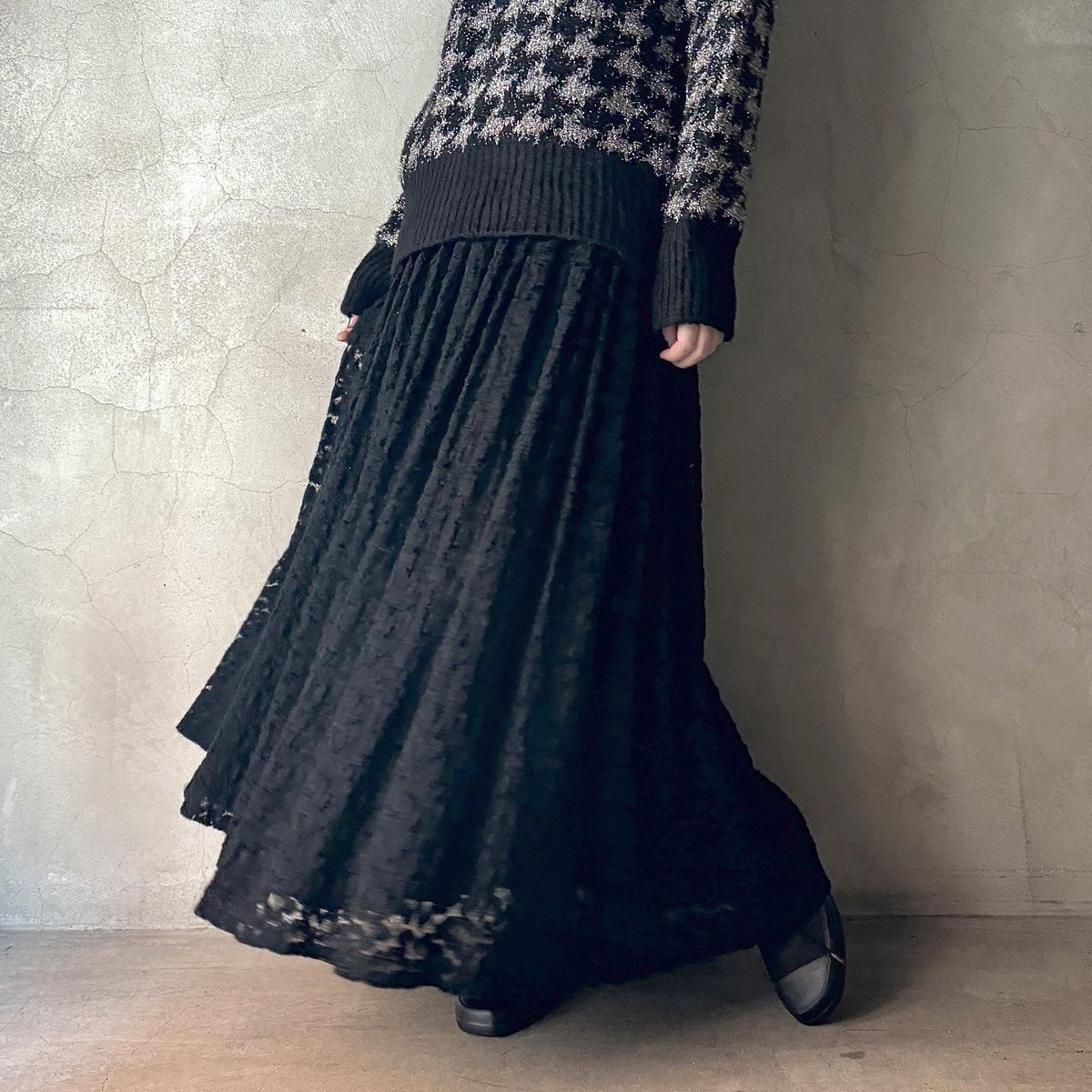 ե ơ ɥ졼 ȡFrench Vintage Cord Lace Skirt