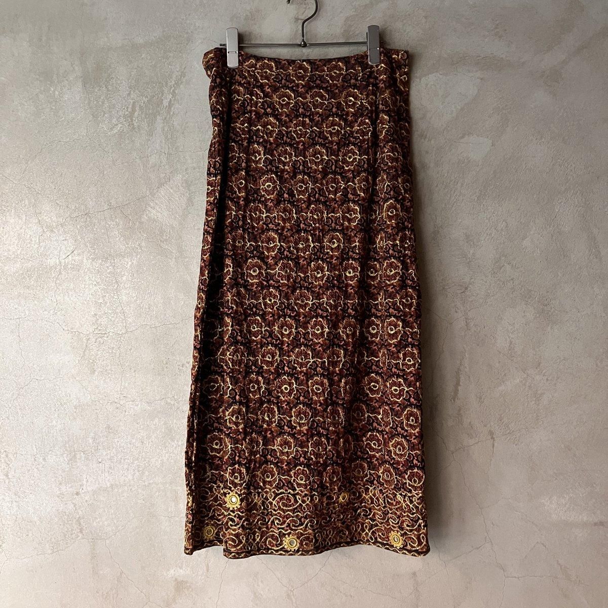 U.S.ơ ߥ顼ɻɽ ȥȡVintage Embroidery Tight skirt
