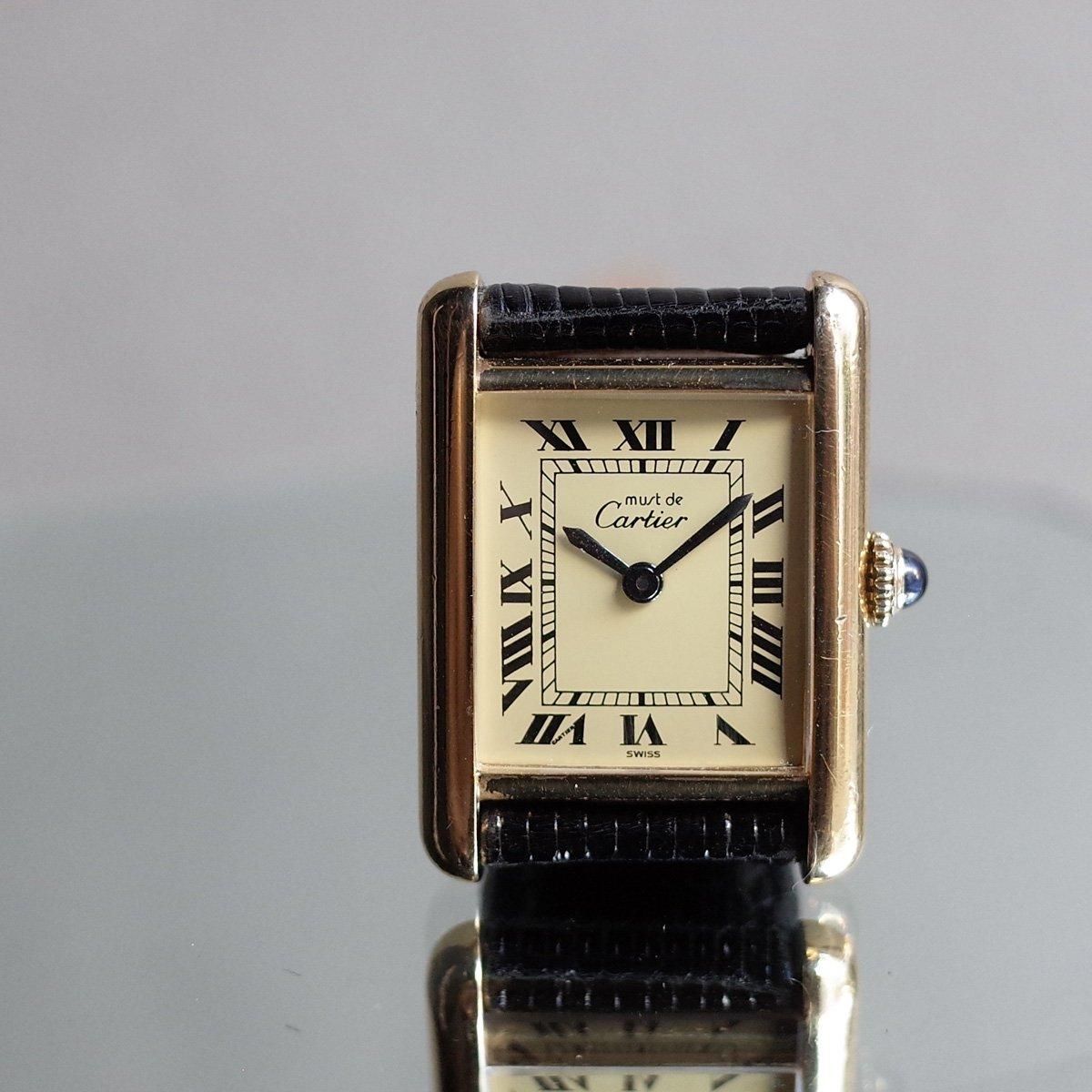 <img class='new_mark_img1' src='https://img.shop-pro.jp/img/new/icons13.gif' style='border:none;display:inline;margin:0px;padding:0px;width:auto;' />Cartier Must de Cartierʥƥ ޥ ɥ ƥIvory Roman SM 