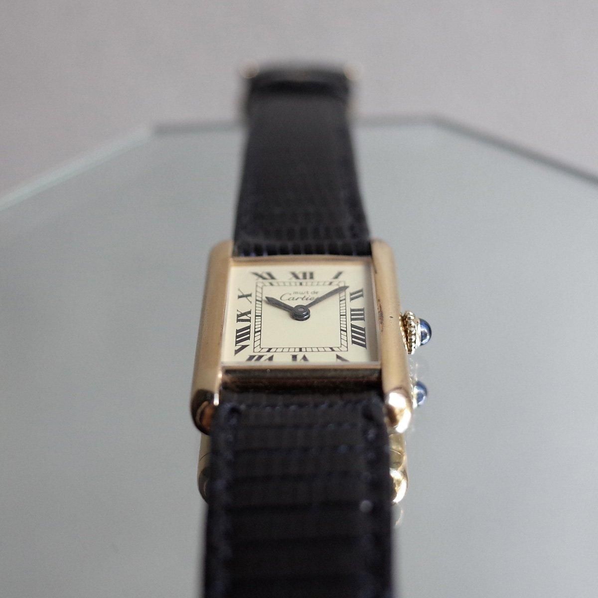<img class='new_mark_img1' src='https://img.shop-pro.jp/img/new/icons13.gif' style='border:none;display:inline;margin:0px;padding:0px;width:auto;' />Cartier Must de Cartierʥƥ ޥ ɥ ƥIvory Roman SM 
