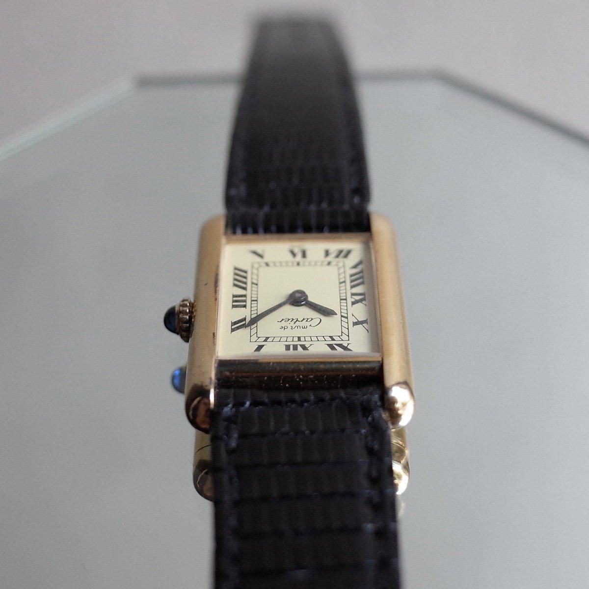 <img class='new_mark_img1' src='https://img.shop-pro.jp/img/new/icons13.gif' style='border:none;display:inline;margin:0px;padding:0px;width:auto;' />Cartier Must de Cartierʥƥ ޥ ɥ ƥIvory Roman SM 