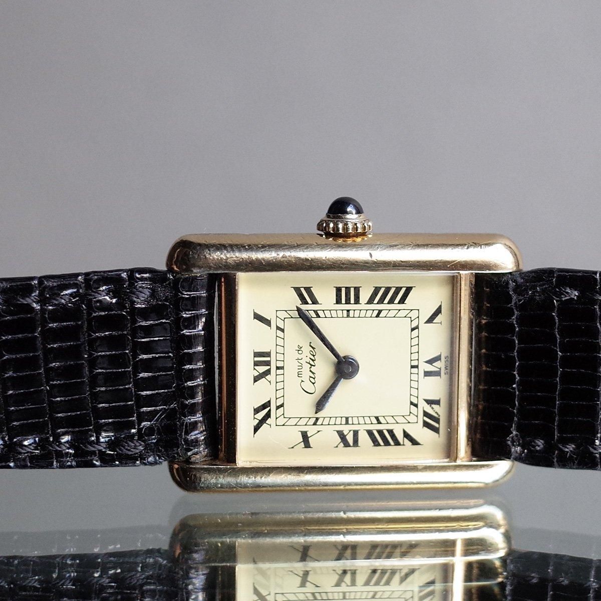 <img class='new_mark_img1' src='https://img.shop-pro.jp/img/new/icons13.gif' style='border:none;display:inline;margin:0px;padding:0px;width:auto;' />Cartier Must de Cartierʥƥ ޥ ɥ ƥIvory Roman SM 