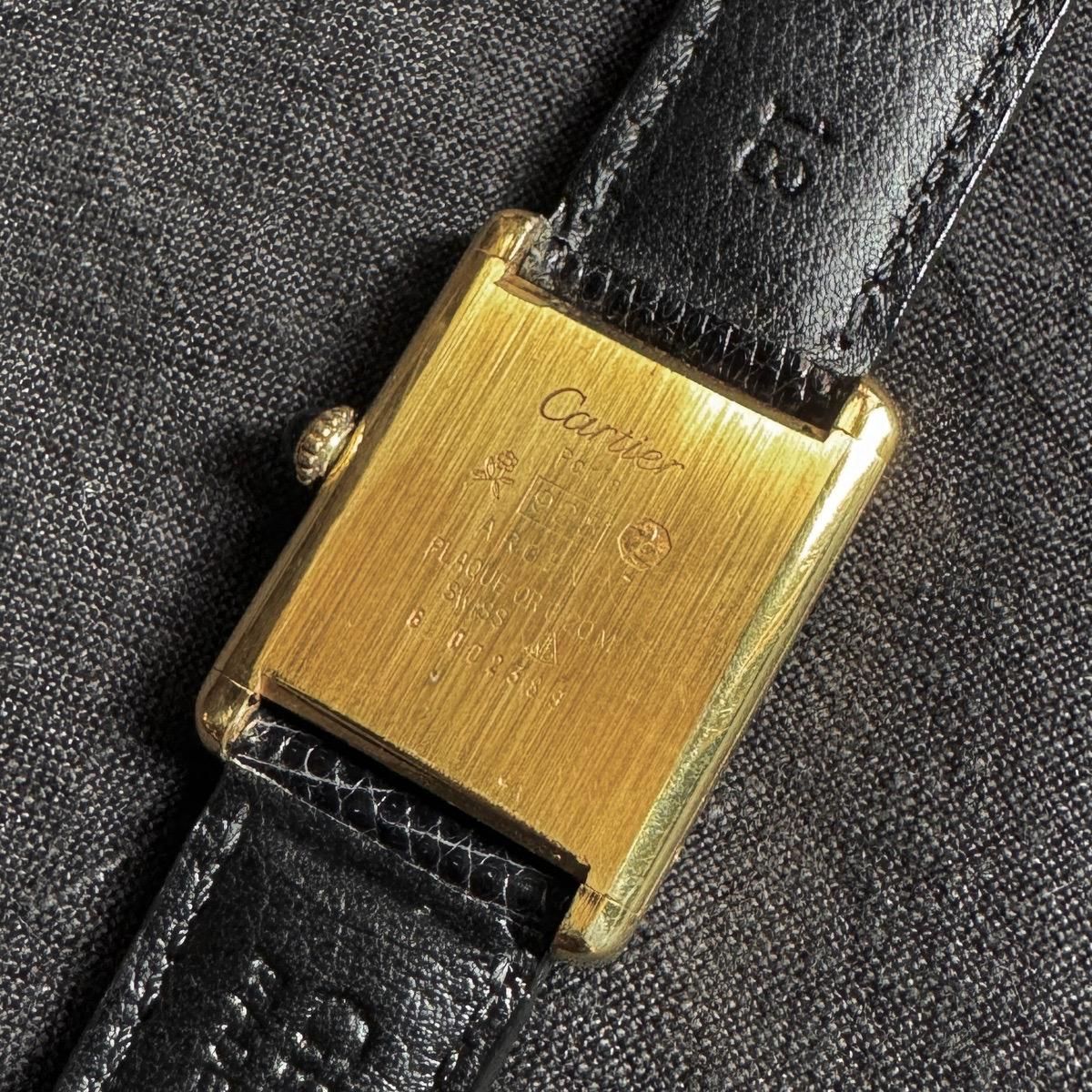 Cartier MUST TANK ʥƥ ޥ 󥯡˥ܥ꡼ޥ LM 