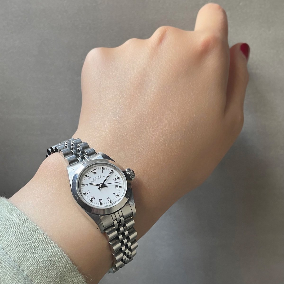 <img class='new_mark_img1' src='https://img.shop-pro.jp/img/new/icons13.gif' style='border:none;display:inline;margin:0px;padding:0px;width:auto;' />ROLEX OYSTER Perpetualʥå  ѡڥ奢˥ۥ磻 ޥ ӥ꡼֥쥹