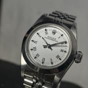 ROLEX OYSTER Perpetualʥå  ѡڥ奢˥ۥ磻 ޥ ӥ꡼֥쥹