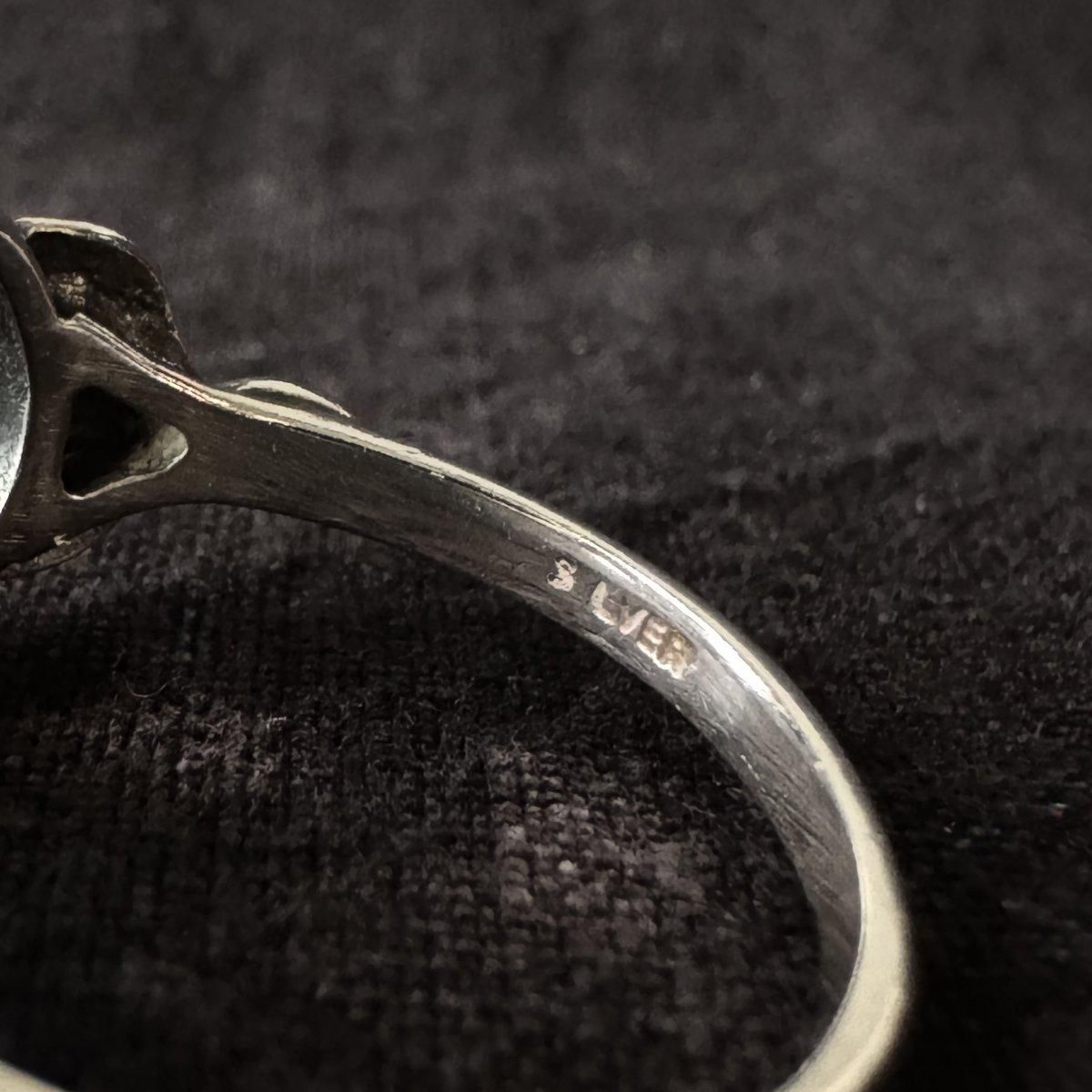 1930-40ǯ С ȥ Х 󥰡Silver Citrine Ring