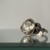 1930-40ǯ С ȥ Х 󥰡Silver Citrine Ring