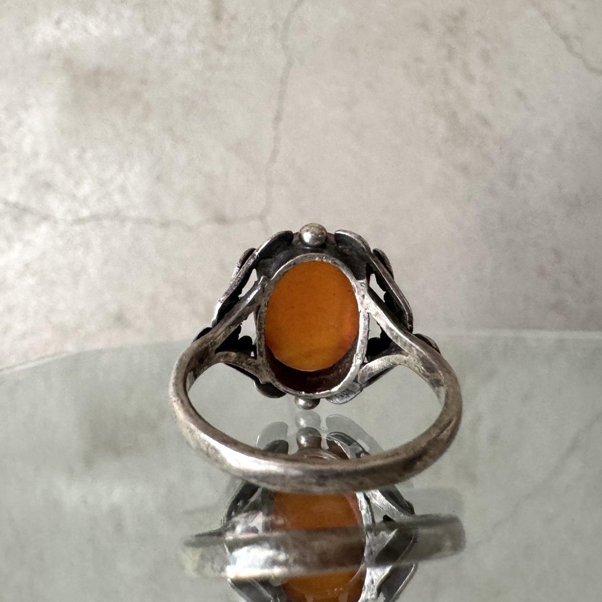 1920年代 シルバー カーネリアン リング（Silver Carnelian Ring