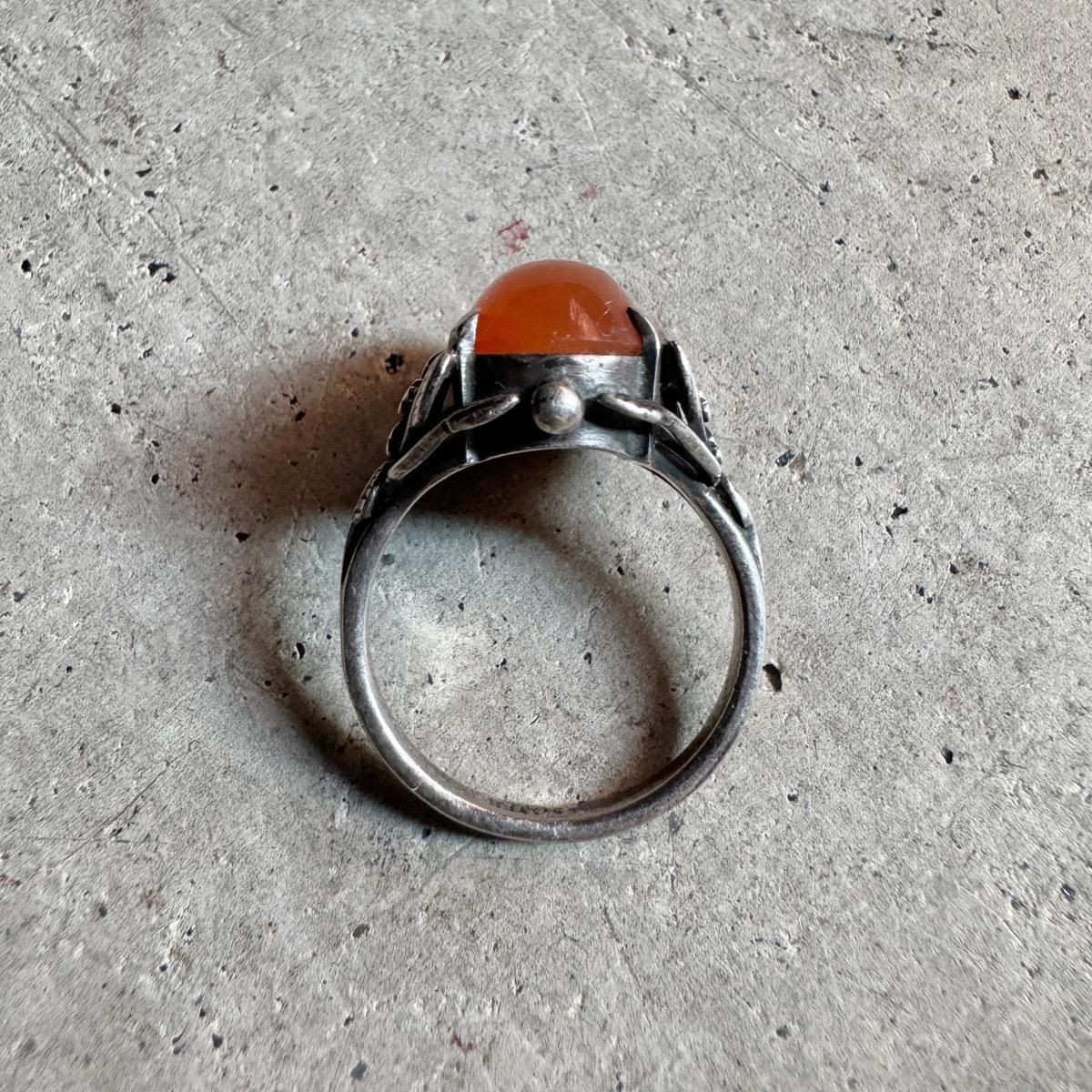 1920年代 シルバー カーネリアン リング（Silver Carnelian Ring