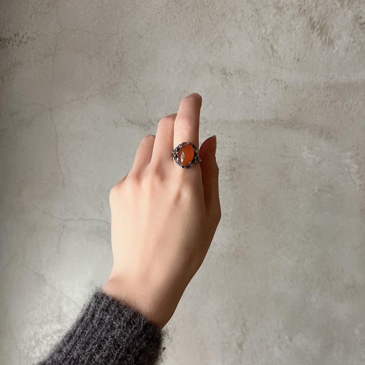 1930ǯ С ͥꥢ 󥰡Silver Carnelian Ring