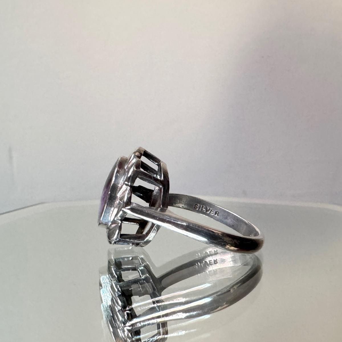 ơ С ֥롼 ե󥰡Silver Blue John Ring