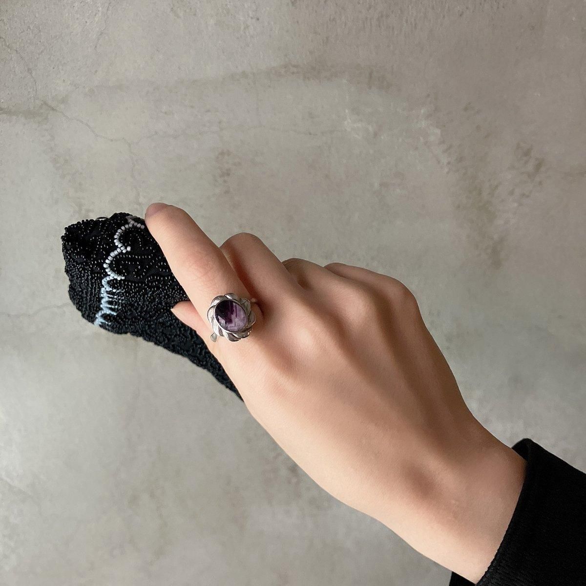 ơ С ֥롼 ե󥰡Silver Blue John Ring