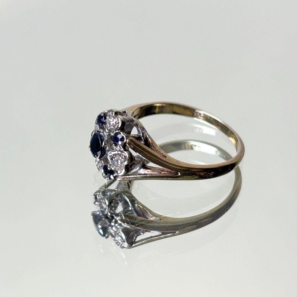 ơ 9  ե С󥰡9K Diamond Sapphire Ring