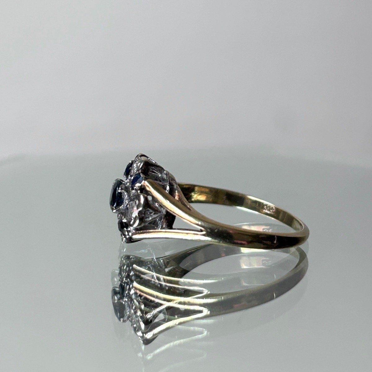 ơ 9  ե С󥰡9K Diamond Sapphire Ring