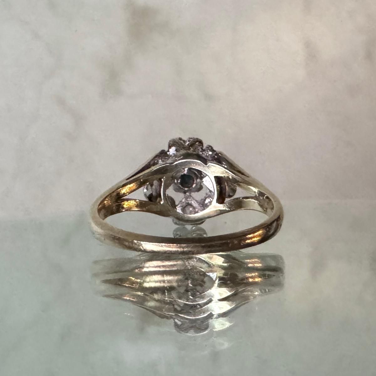 ơ 9  ե С󥰡9K Diamond Sapphire Ring