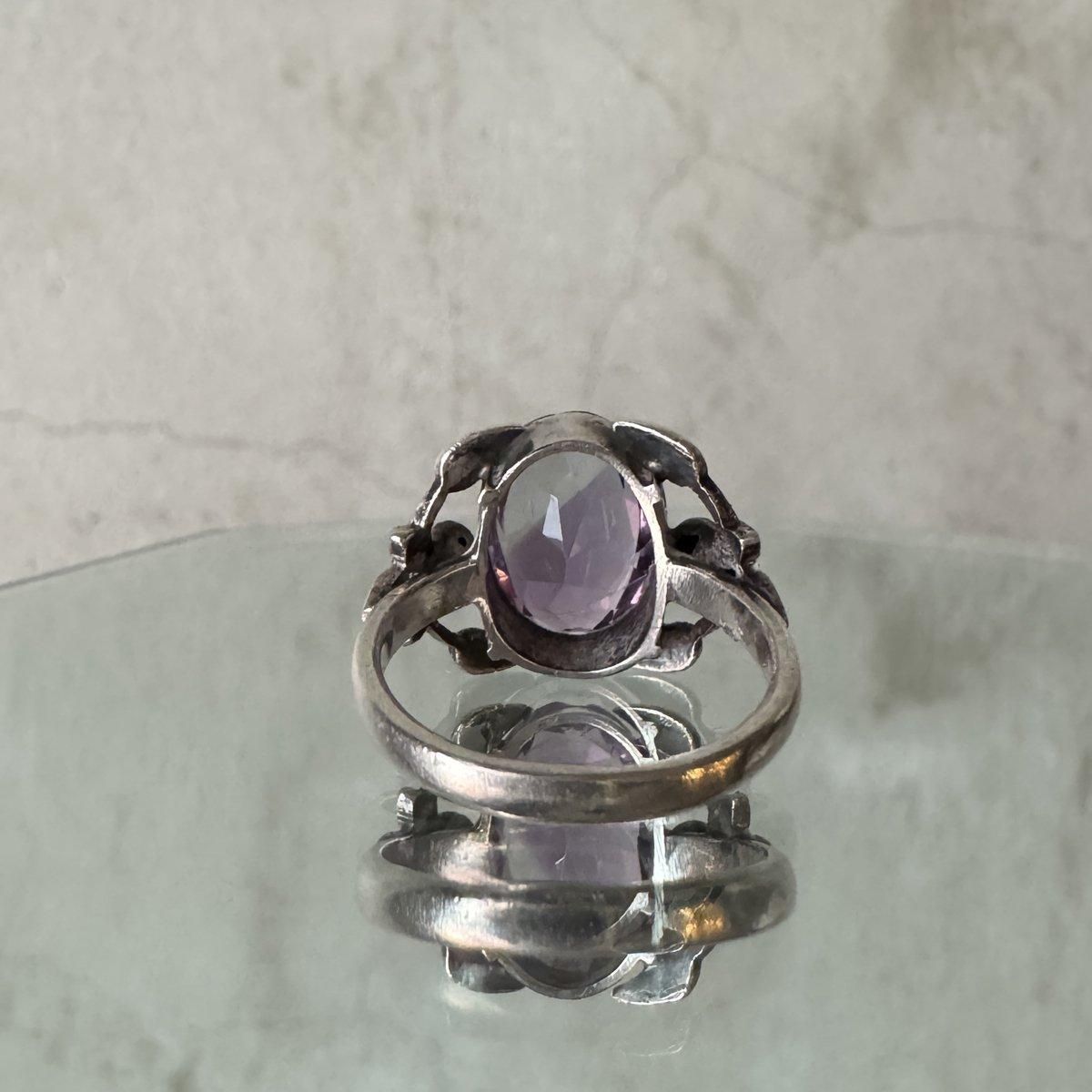 1930ǯ С ᥷ ޡ Х󥰡Silver Amethyst Ring