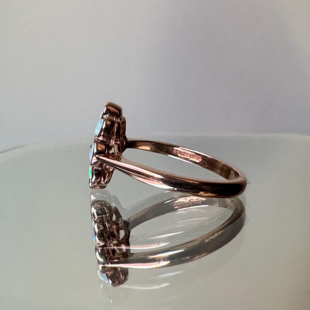 ơ 9 ѡ ͥå 饹󥰡9K Opal Garnet Ring