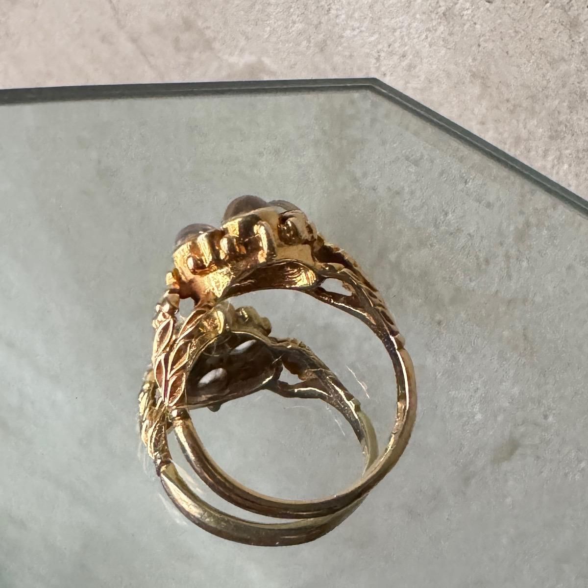 ơ 9 ࡼ󥹥ȡ ե ե󥰡9K Moon Stone Sapphire Ring
