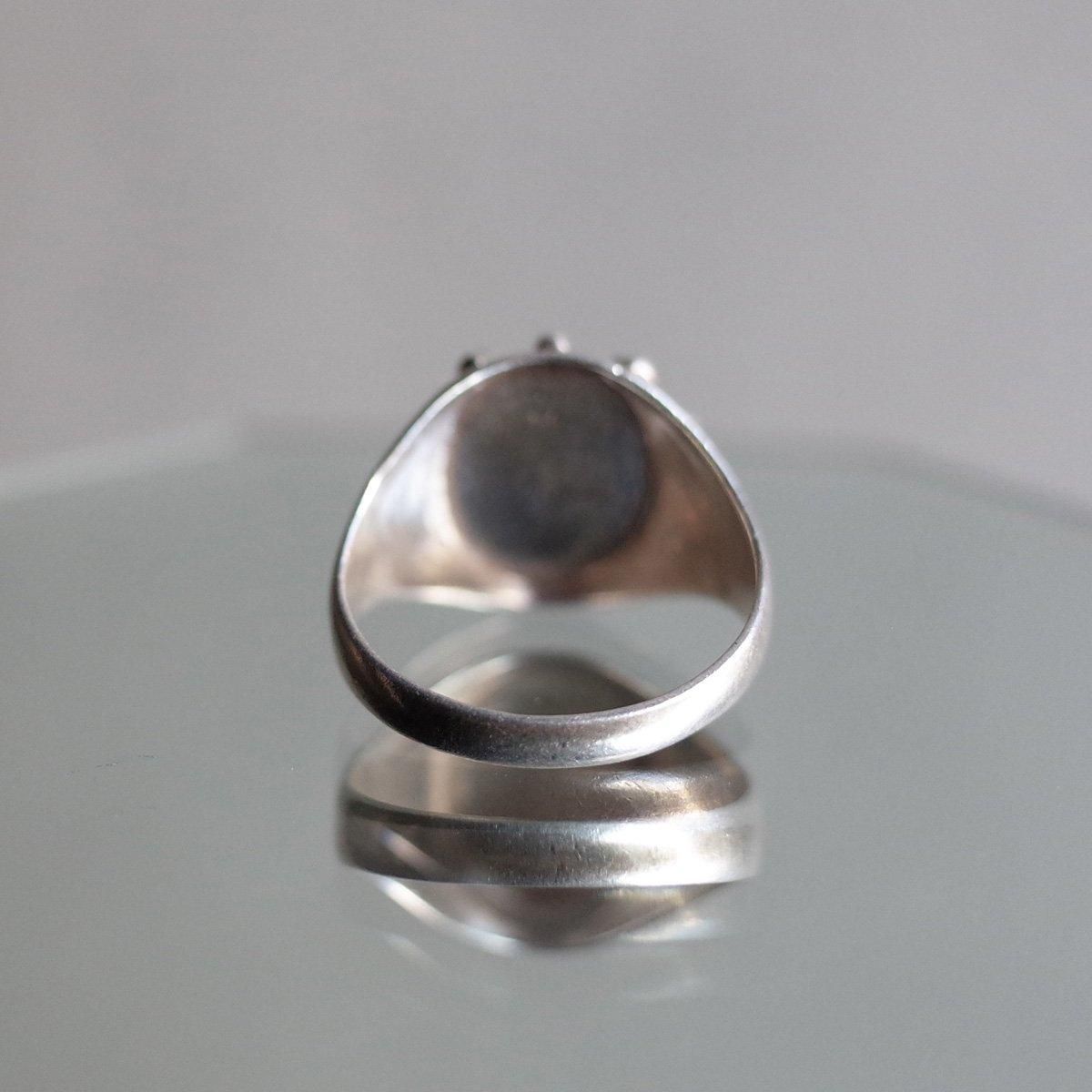 ġɡե ࡼ󥹥ȡ С ɡ󥰡Arts & Crafts Moon Stone Silver Dome Ring