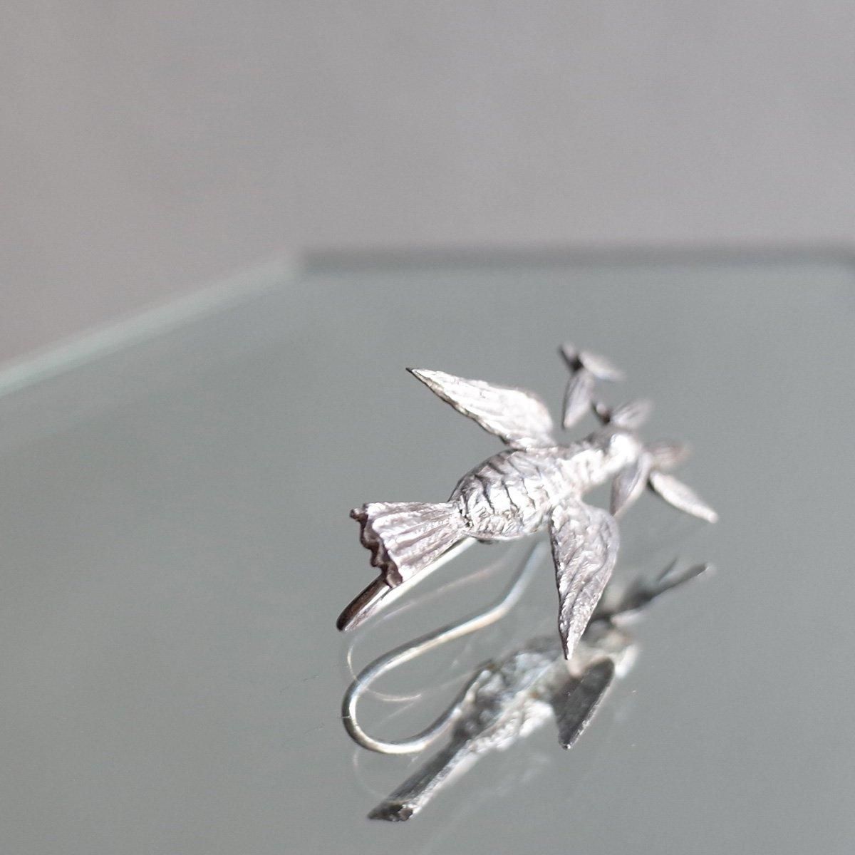 ȥꥢ С ȷ ԥVictorian Silver Dove Earrings