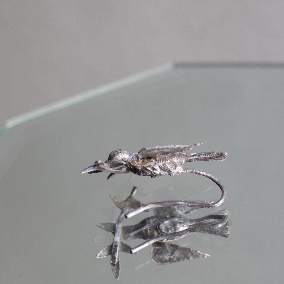 ȥꥢ С ȷ ԥVictorian Silver Dove Earrings