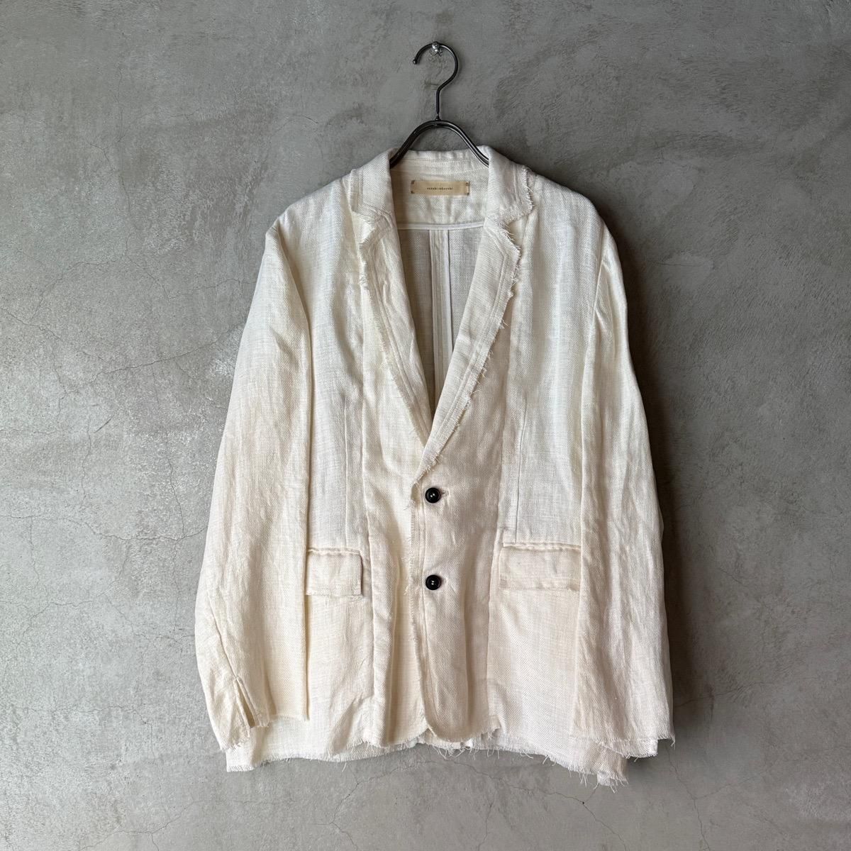 suzuki takayuki frayed short jacketʥ業 ե쥤ɥ硼ȥ㥱åȡIvory