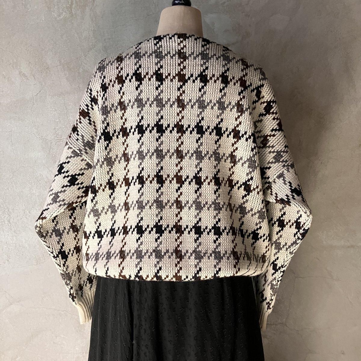 ơ Ļʻ  ֥른㥬ɥ˥åȡVintage Double Jacquard Knit