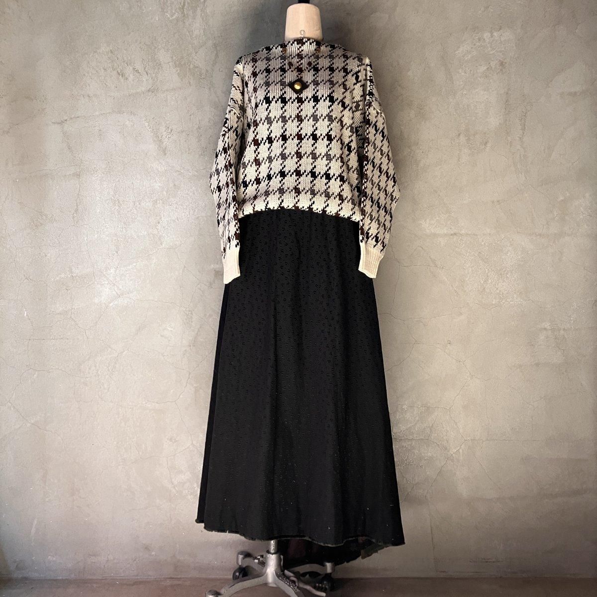 ơ Ļʻ  ֥른㥬ɥ˥åȡVintage Double Jacquard Knit