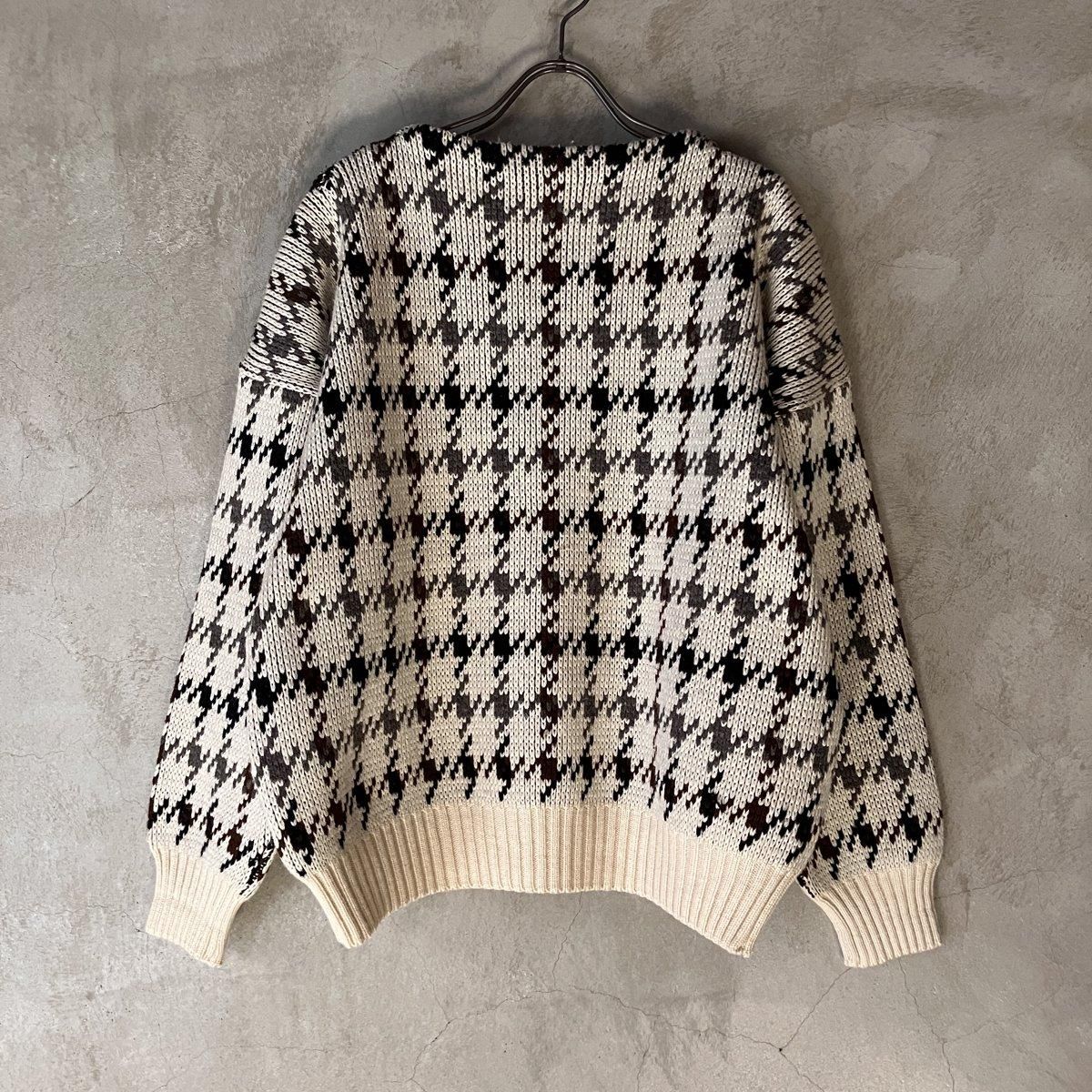 ơ Ļʻ  ֥른㥬ɥ˥åȡVintage Double Jacquard Knit