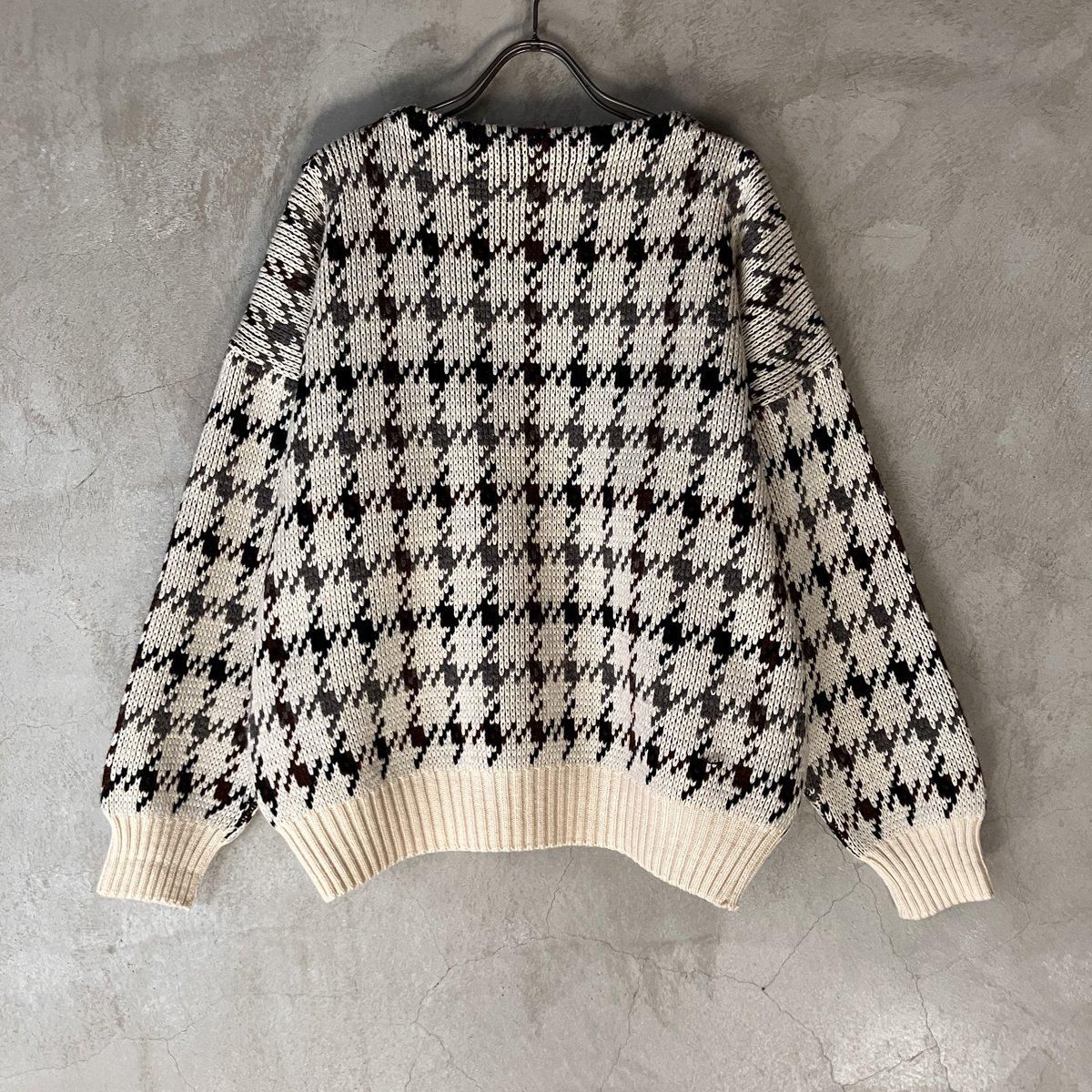 ơ Ļʻ  ֥른㥬ɥ˥åȡVintage Double Jacquard Knit