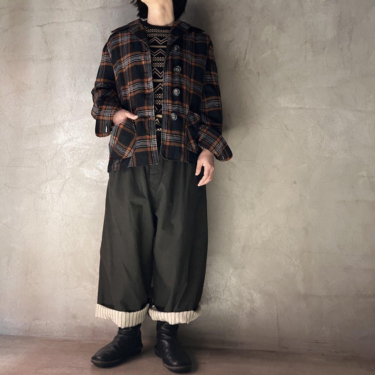 1960ǯ ơ å ĥ㥱åȡVintage Wool Check Shirt Jacket