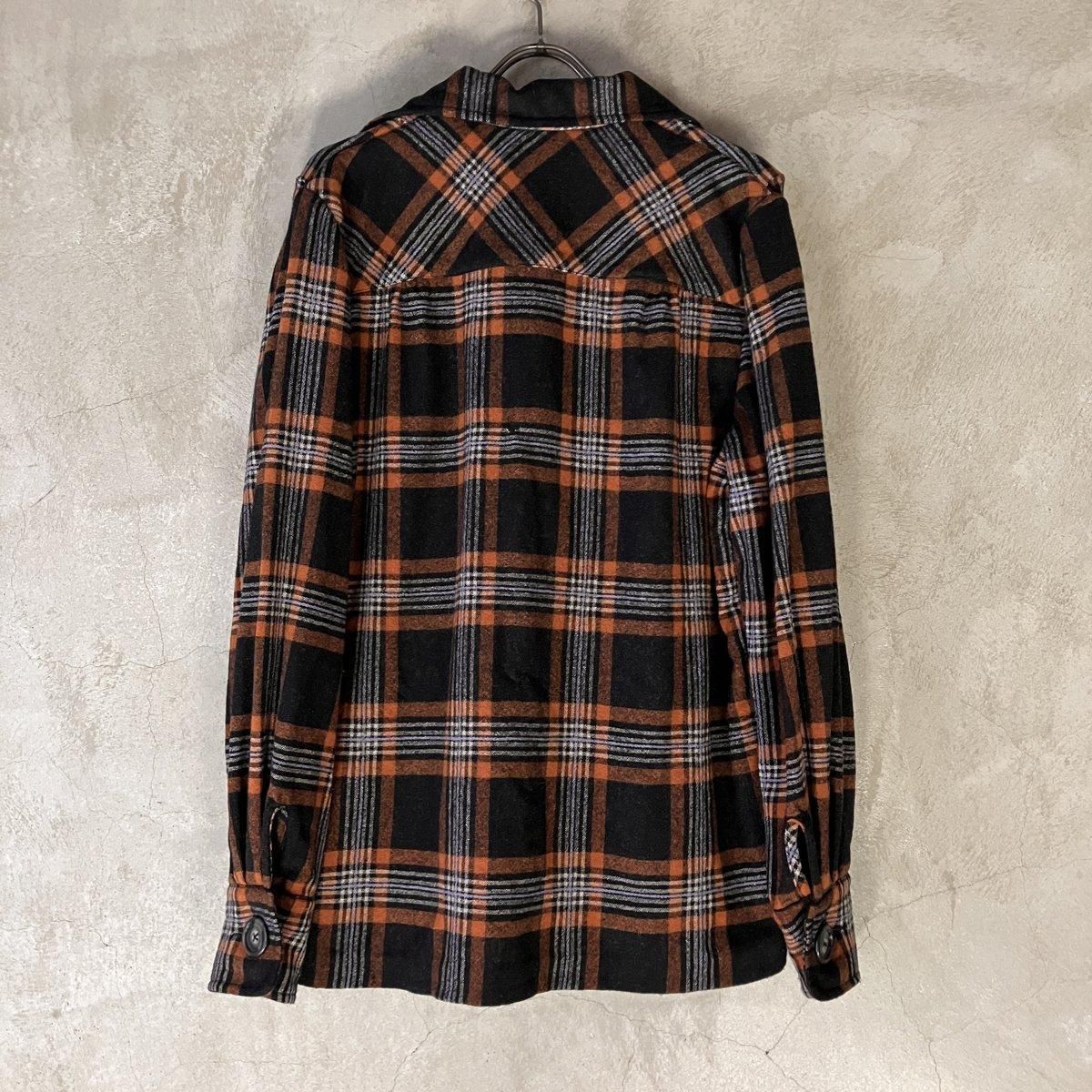 1960ǯ ơ å ĥ㥱åȡVintage Wool Check Shirt Jacket