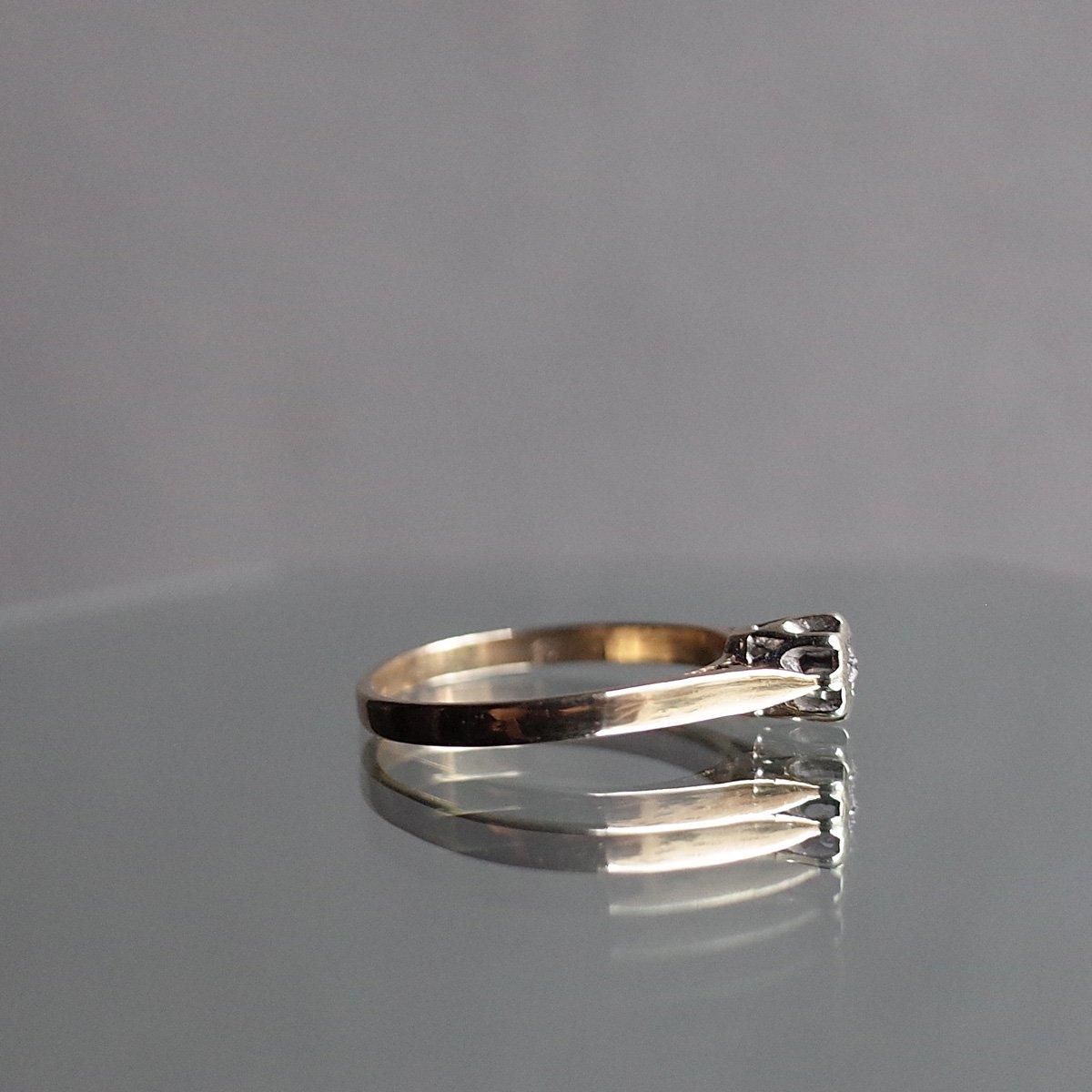 1978ǯ 9  ƥ 󥰡c.1978 9K Diamond Solitaire Ring