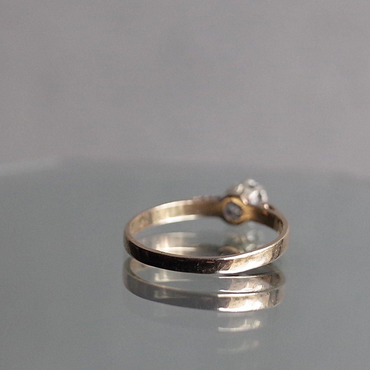 1978ǯ 9  ƥ 󥰡c.1978 9K Diamond Solitaire Ring